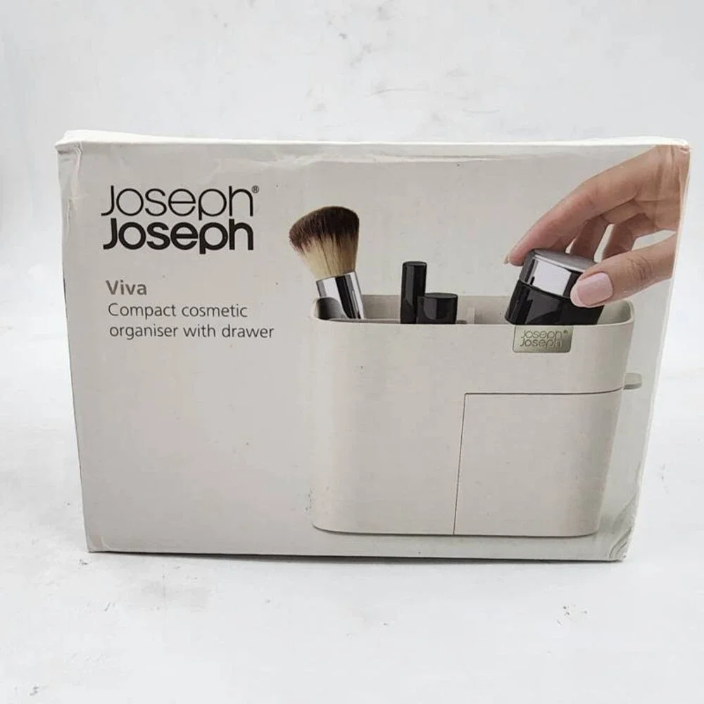 Joseph Joseph Viva Compact Cosmetic Organiser with Drawer - Shell